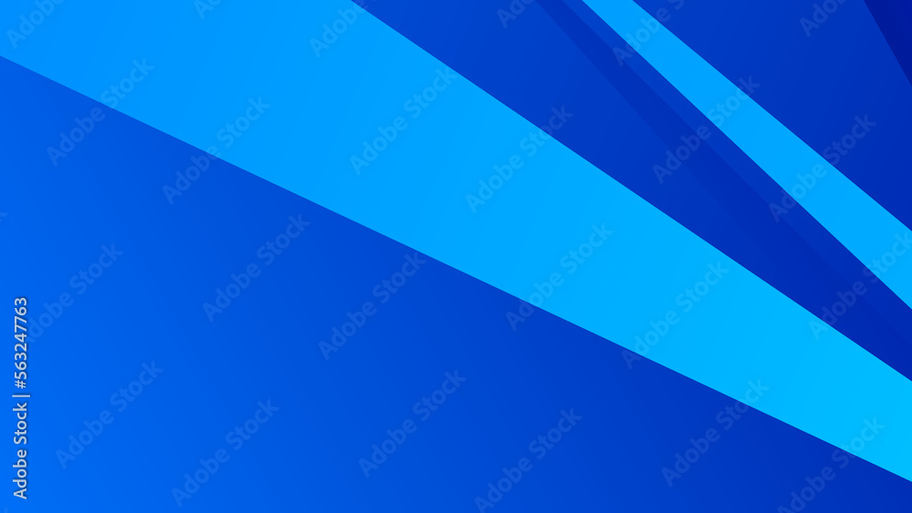 Gradient blue geometric background. Vector design.