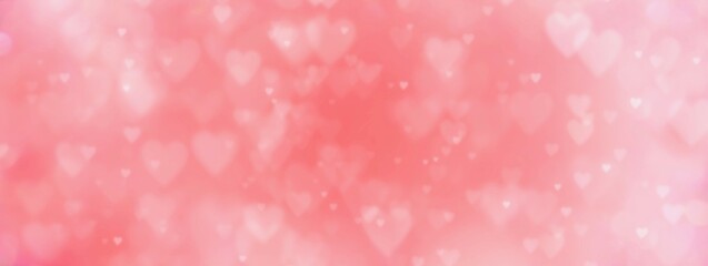 Abstract pastel background with hearts - concept Mother's Day, Valentine's Day, Birthday - spring colors	