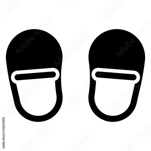 baby shoes illustration