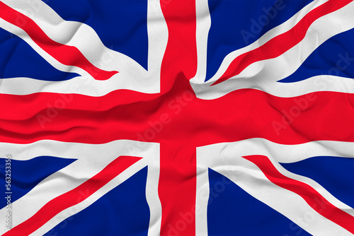 National flag of United Kingdom. Background with flag of United Kingdom.
