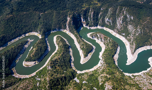 Εκτύπωση καμβά Uvac canyon, Serbia