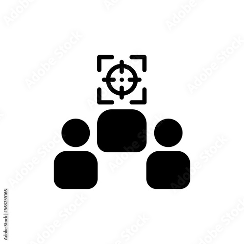 Head Hunting icon in vector. Logotype