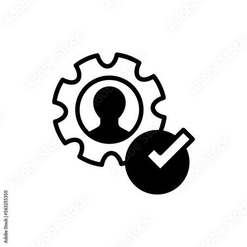 Competence icon in vector. Logotype photo