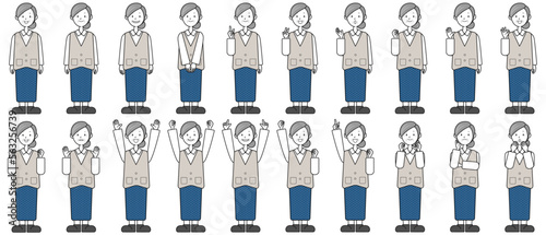 human_woman_whole body_Y
