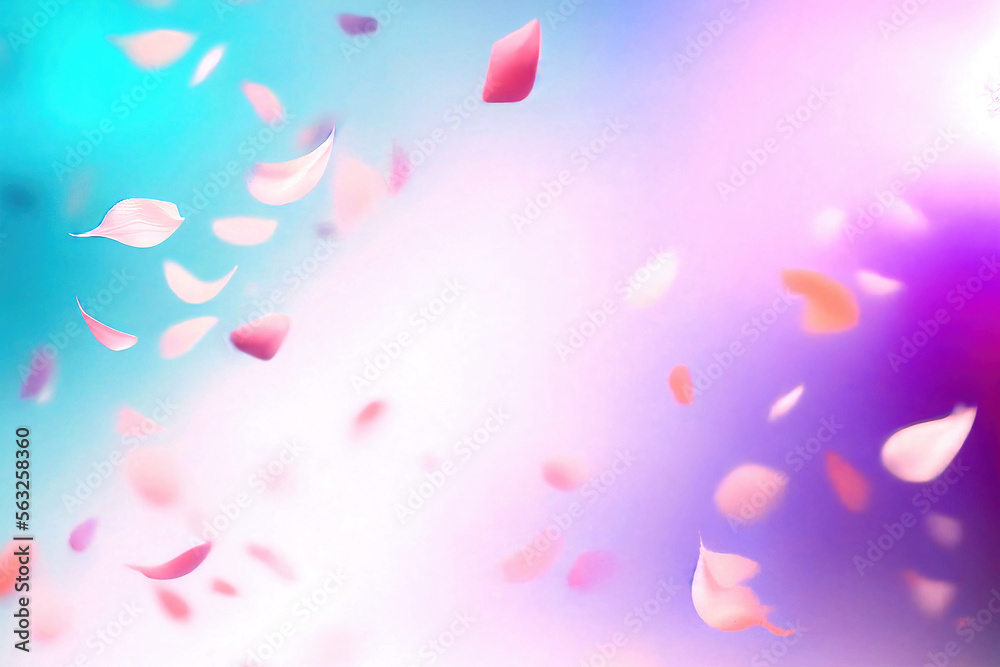 Cherry blossom falling art screen background Cherry blossom falling art screen background