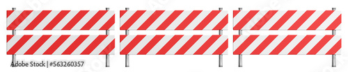 Stopp, eine Reihe von rot/weiß-gestreiften Baustellenschildern Free Download Stopp, eine Reihe von rot/weiß-gestreiften Baustellenschildern - GFXLoad
