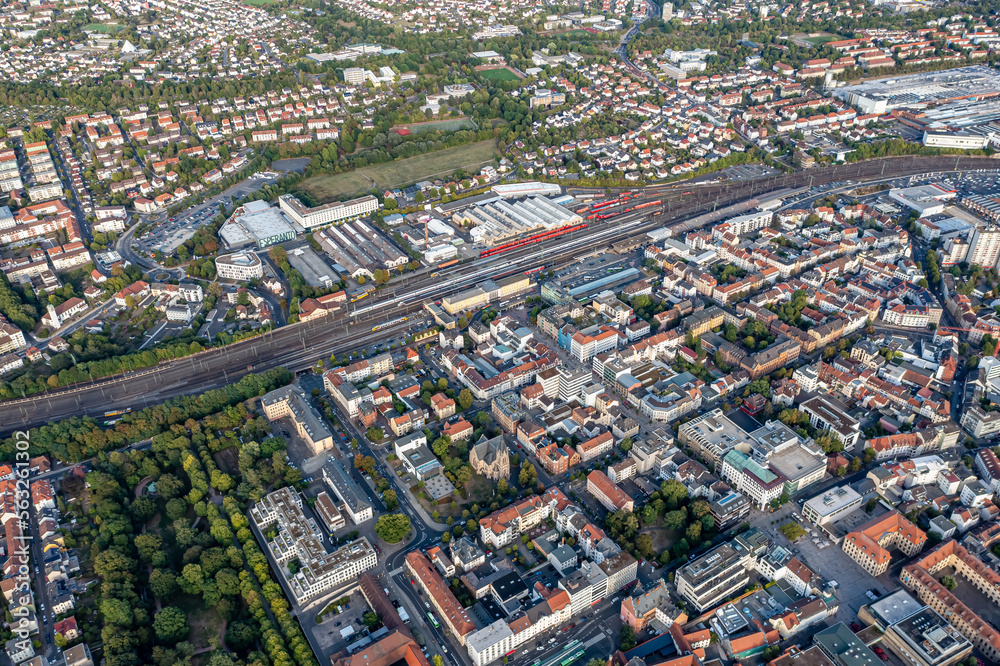 Obraz premium Beeindruckendsten Luftbilder von Fulda