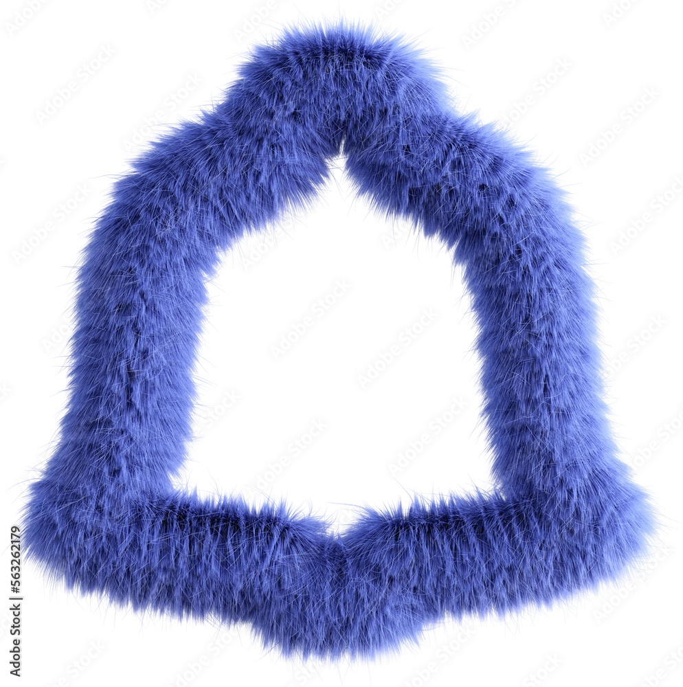 Blue fluffy 3D bell icon Blue fluffy 3D bell icon