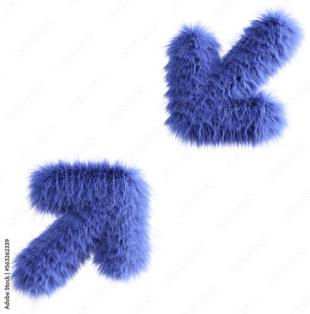 Blue fluffy 3D zoom out icon Blue fluffy 3D zoom out icon