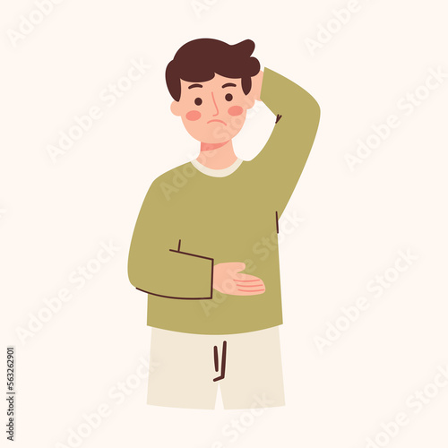 Confused Man thinking