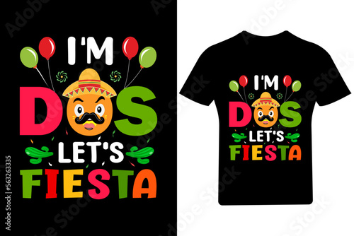 Dos let's fiesta cinco de mayo T Shirt,
