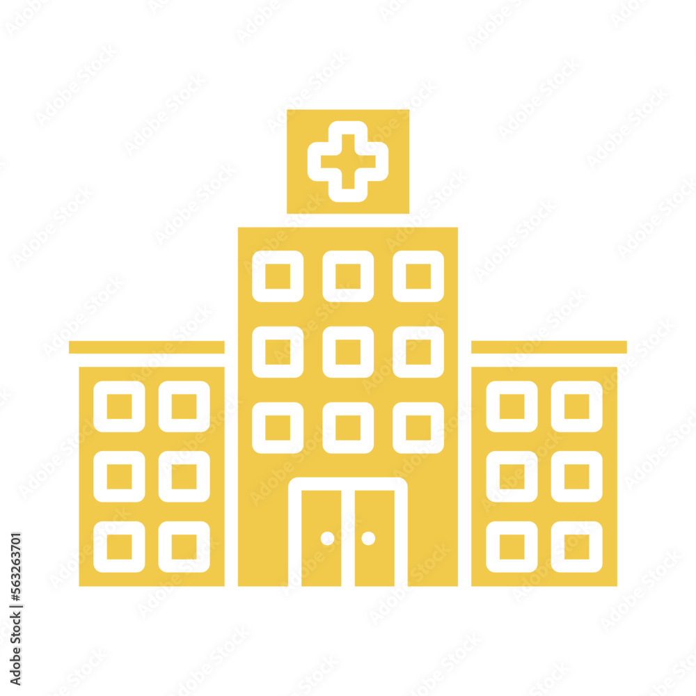 Hospital Building Icon Hospital Building Icon