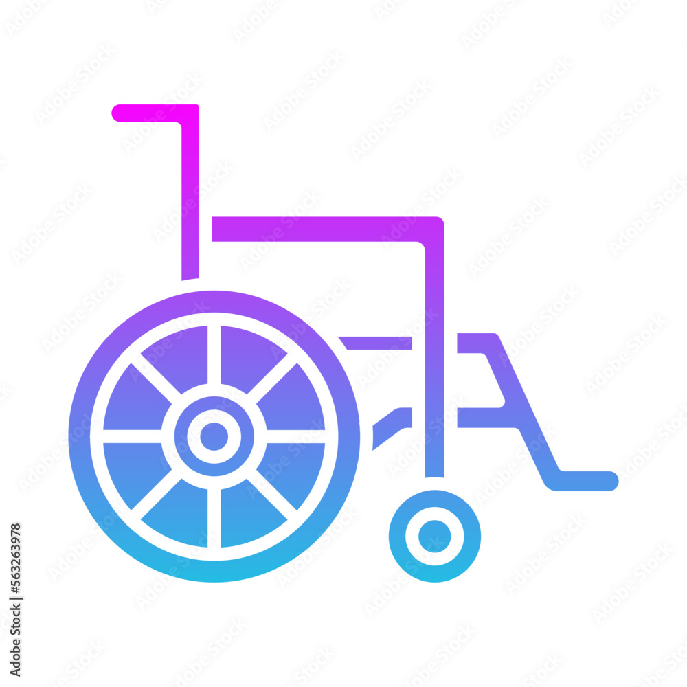 Wheel Chair Icon Wheel Chair Icon