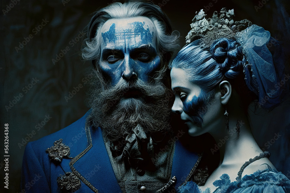 Bluebeard and his bride, Generative AI Bluebeard and his bride, Generative AI