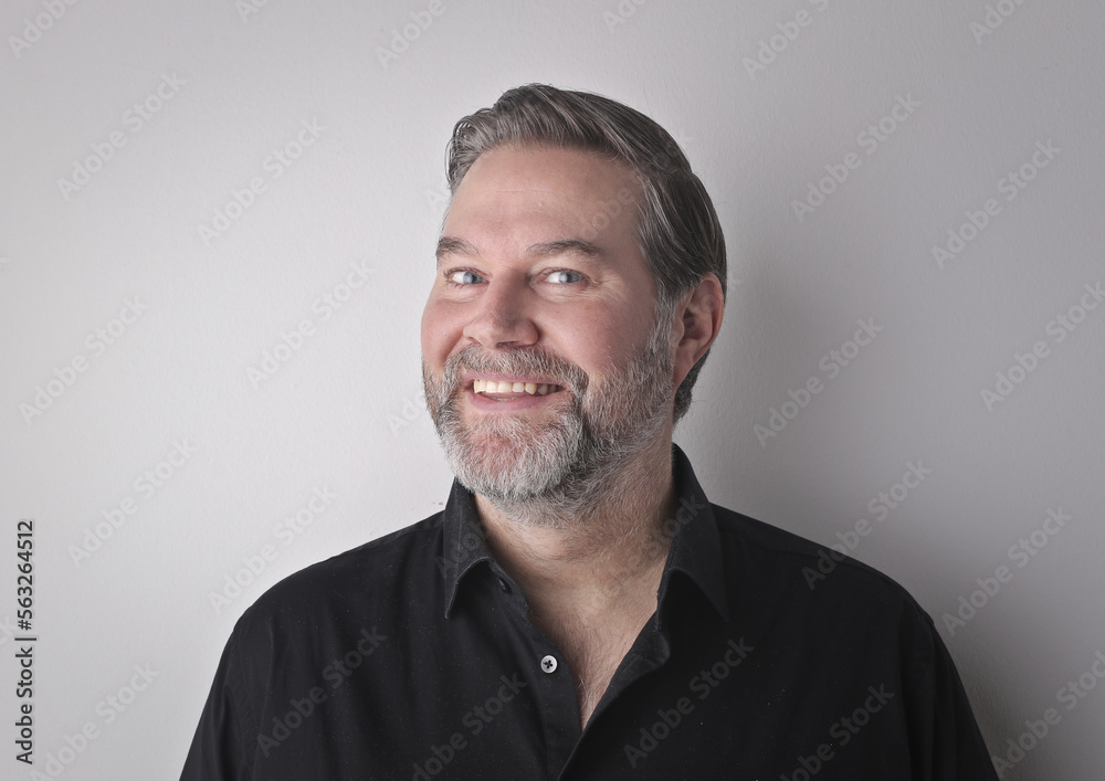 portrait of a adult smiling man portrait of a adult smiling man