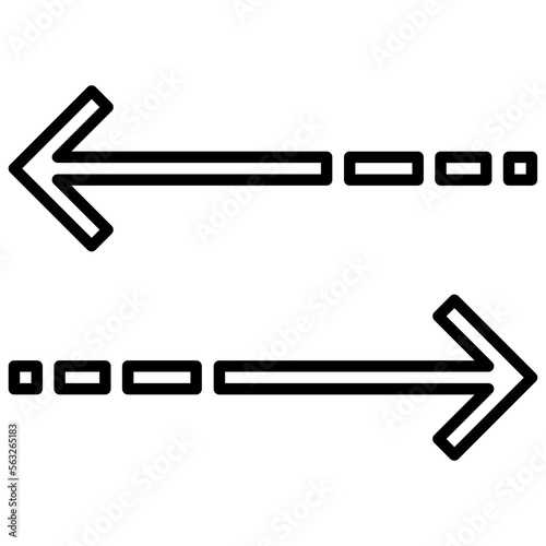 left right arrows