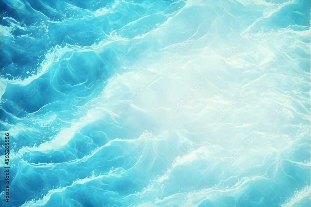 Fototapeta premium Water texture background, pastel blue design Background Graphic Resource made with Generative AI technology