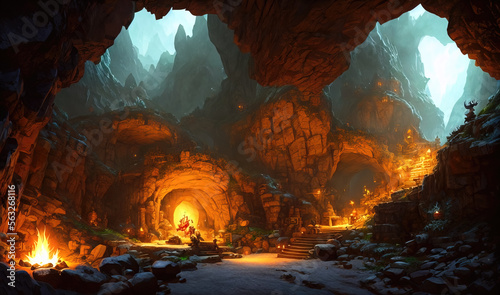 The dragon hunters secrets caves  photo