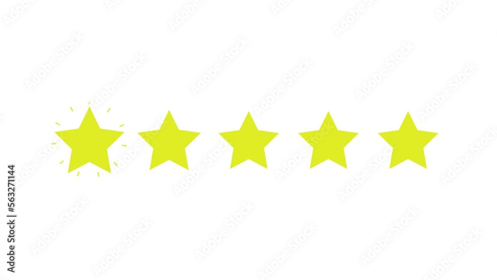 Feedback about customer service, quality rating or product review, from 1 to 5 stars Feedback about customer service, quality rating or product review, from 1 to 5 stars