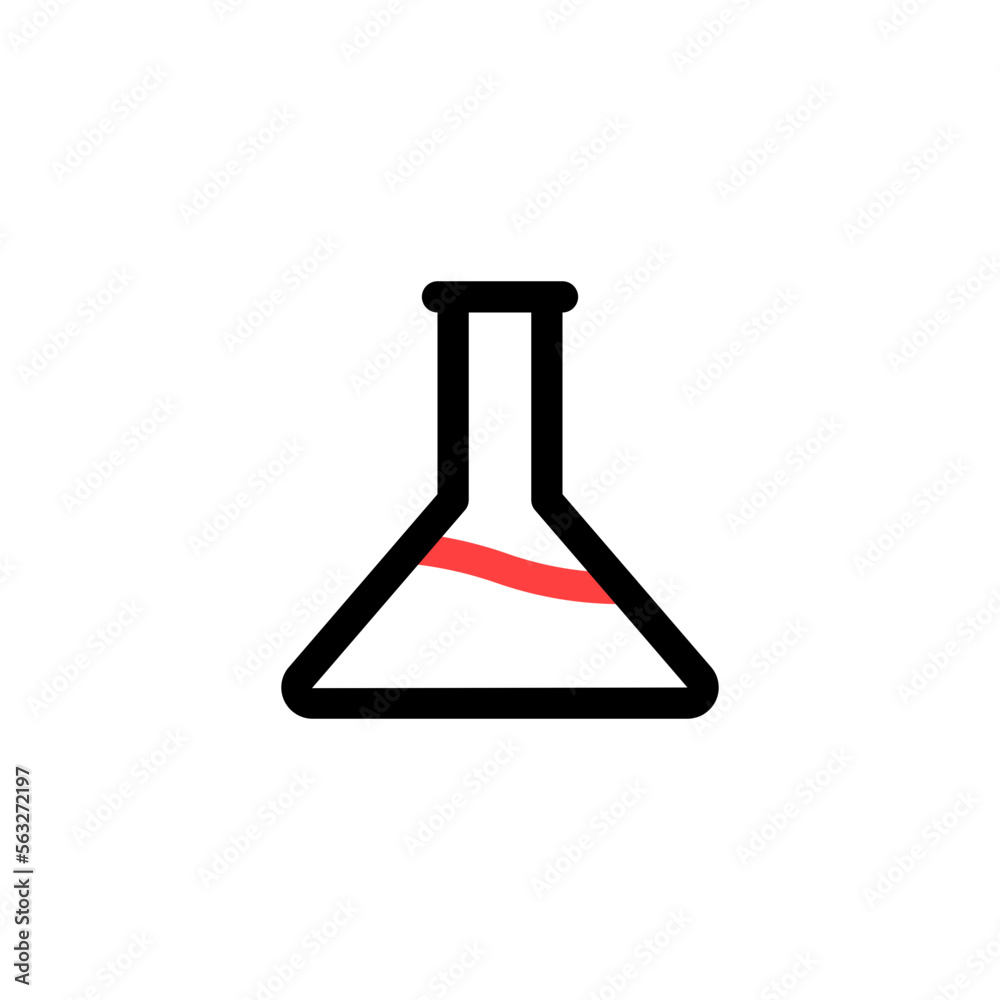 erlenmeyer flask icon erlenmeyer flask icon