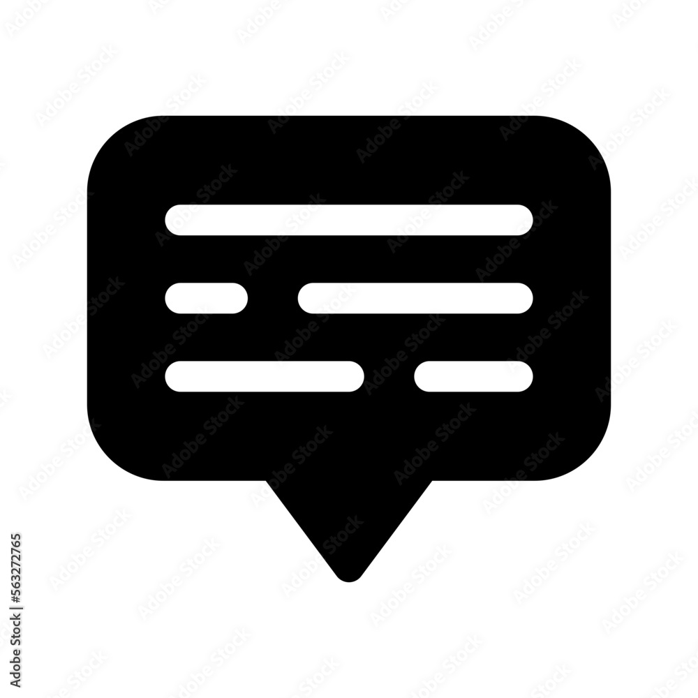 Chat Message Icon Vector Symbol Design Illustration