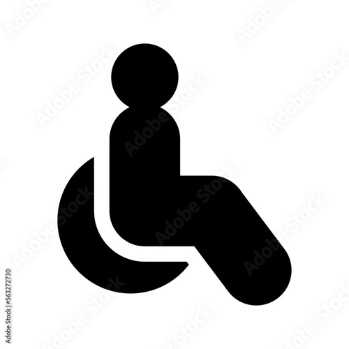 Handicap Icon Vector Symbol Design Illustration