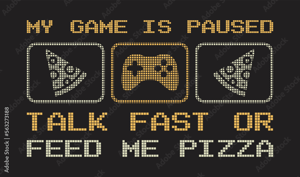 My Game is Paused Gaming Tshirt design