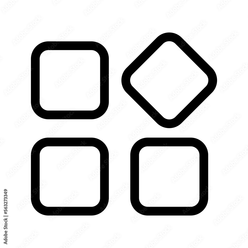Widget Icon Vector Symbol Design Illustration Widget Icon Vector Symbol Design Illustration