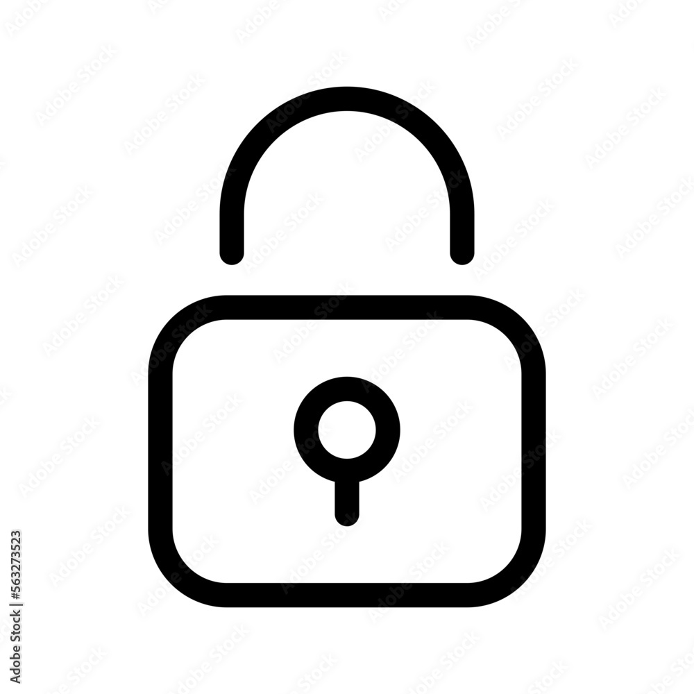 Padlock Icon Vector Symbol Design Illustration Padlock Icon Vector Symbol Design Illustration