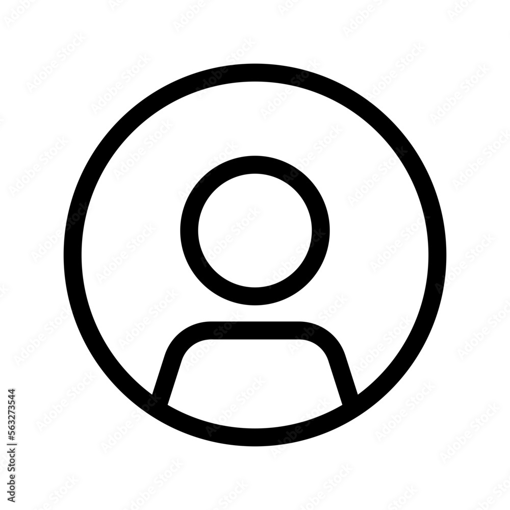 Account Setting Icon Vector Symbol Design Illustration