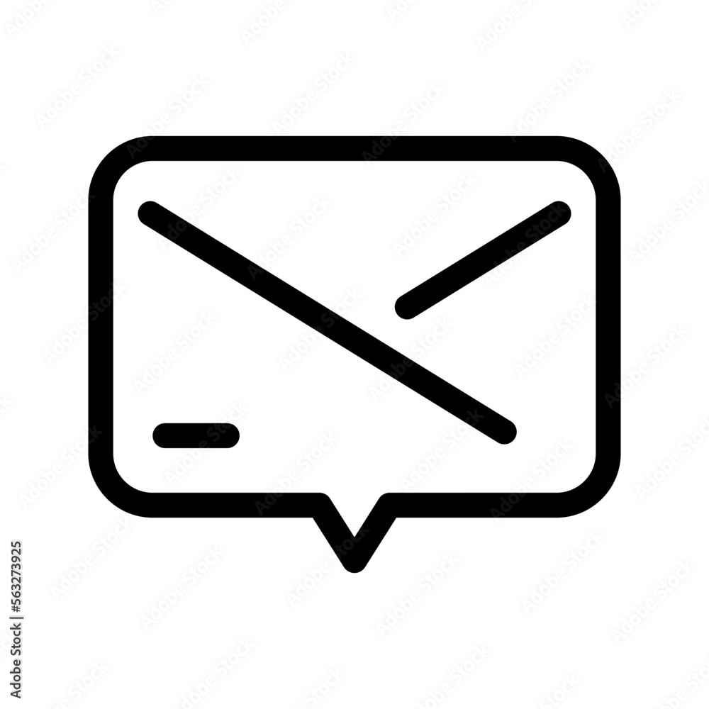Message Icon Vector Symbol Design Illustration Message Icon Vector Symbol Design Illustration