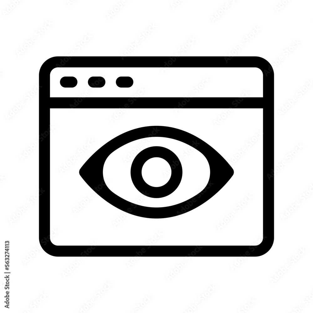 Vision Icon Vector Symbol Design Illustration Vision Icon Vector Symbol Design Illustration