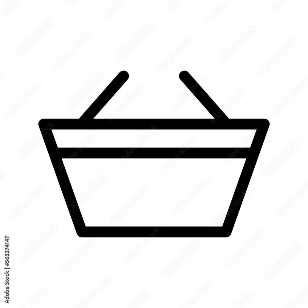 Basket Icon Vector Symbol Design Illustration Basket Icon Vector Symbol Design Illustration