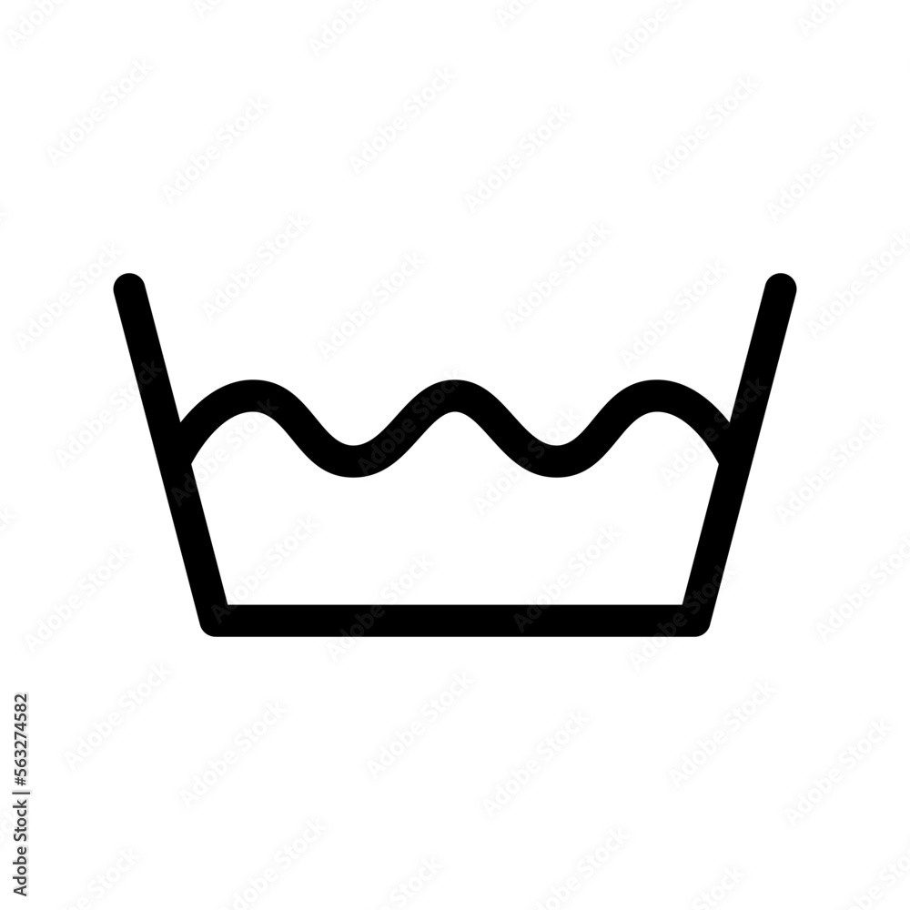 Washing Icon Vector Symbol Design Illustration Washing Icon Vector Symbol Design Illustration