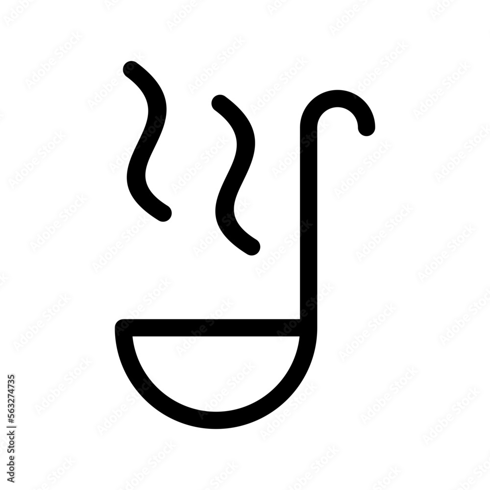 Ladle Icon Vector Symbol Design Illustration Ladle Icon Vector Symbol Design Illustration