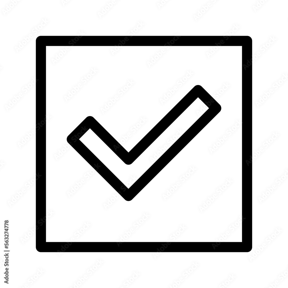 Checkbox Icon Vector Symbol Design Illustration Checkbox Icon Vector Symbol Design Illustration