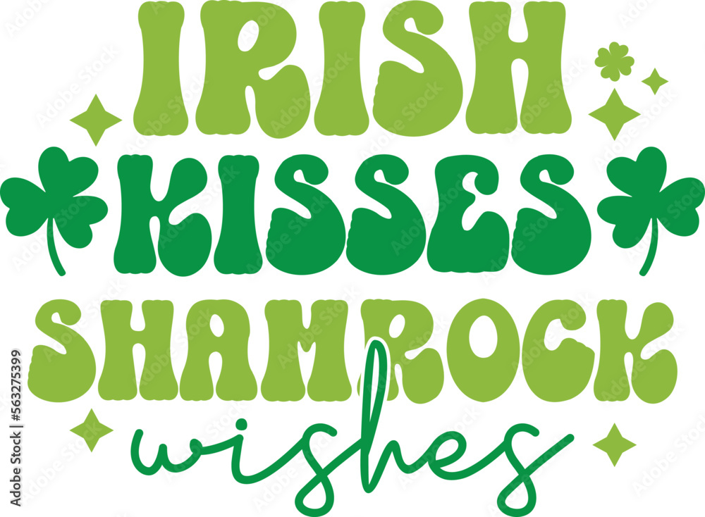 Retro St. Patrick's Day SVG Design Retro St. Patrick's Day SVG Design