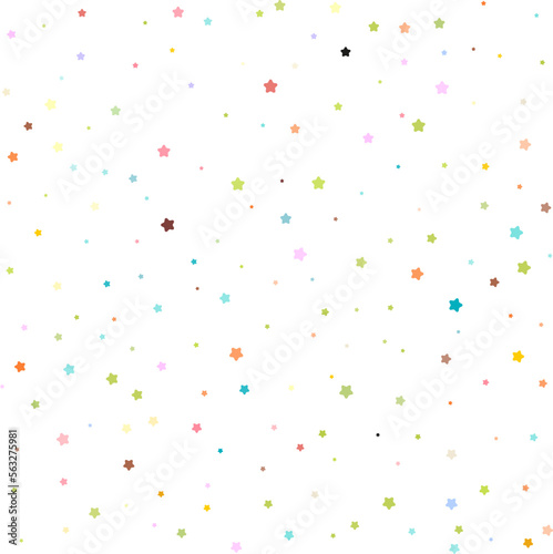 colorful confetti seamless decor vector pattern