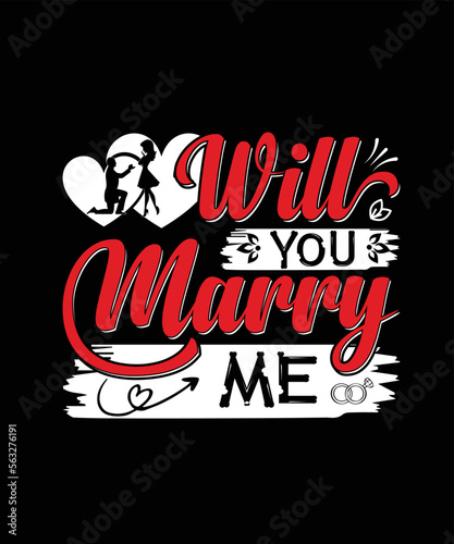 Will you marry me t shirt