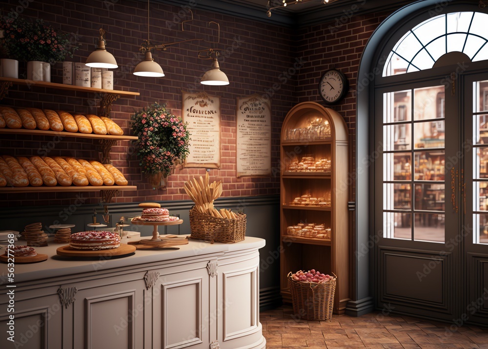 French Bakery Interior