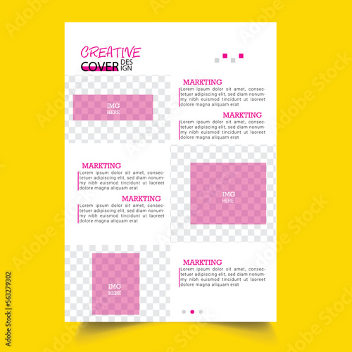 Annual Report Cover Template Free Vector
