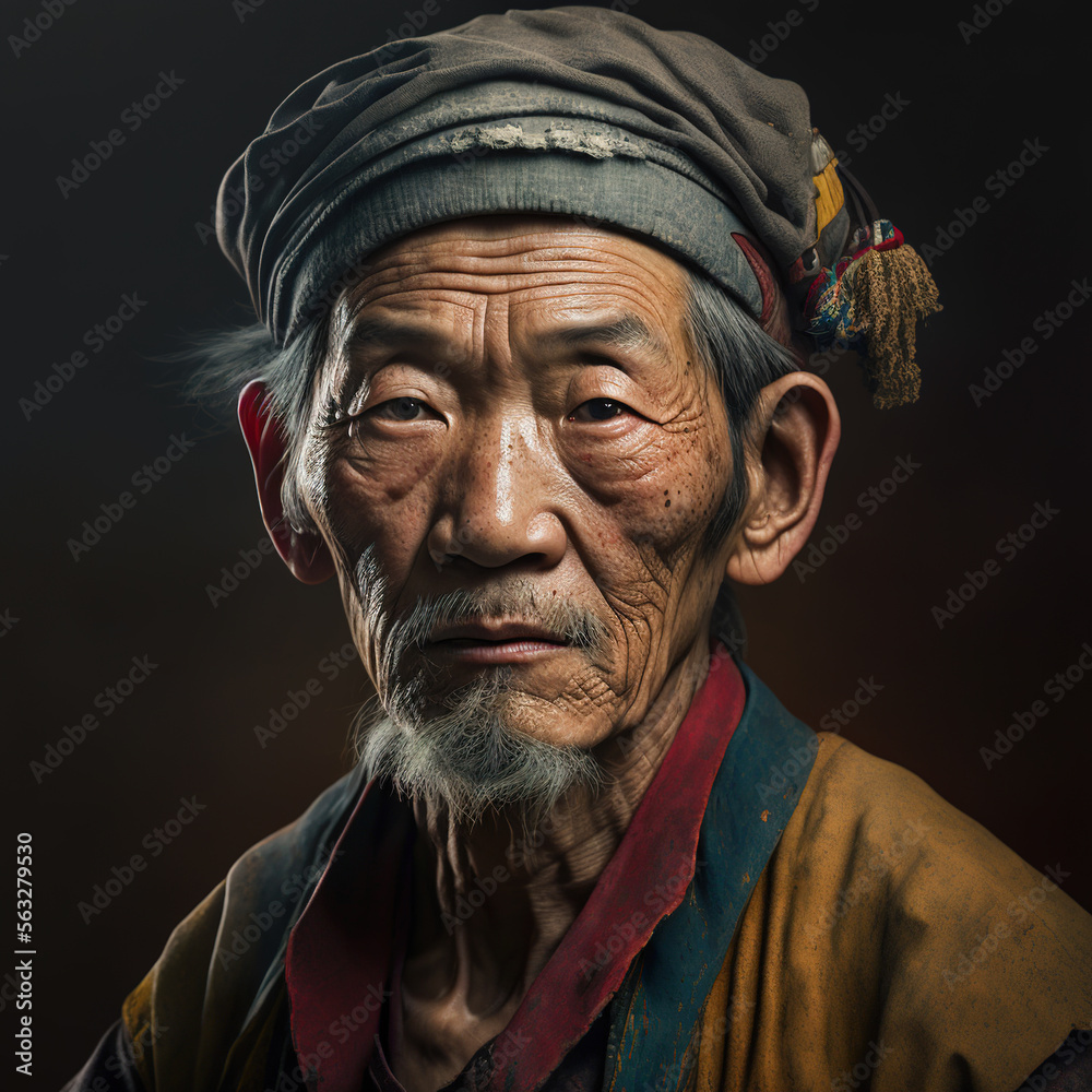 Japanese Man Portrait-Working Man Portrait