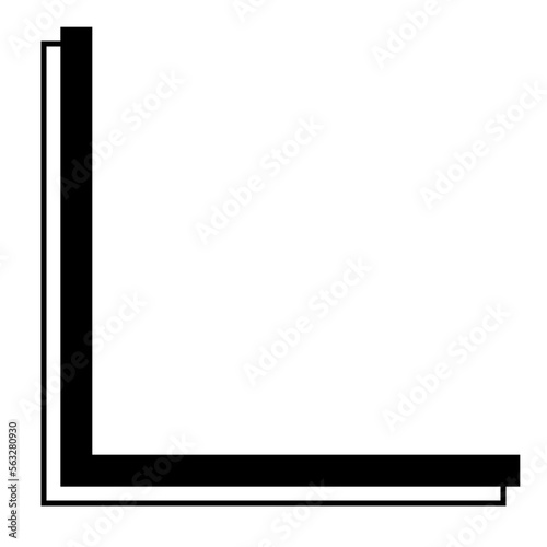 bold corner edge

