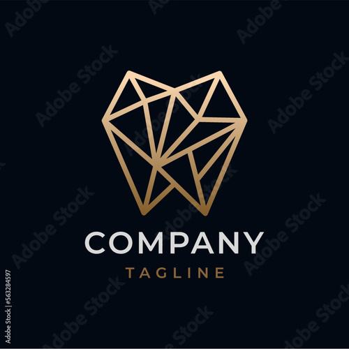 Diamond Tooth Dental Clinic Logo Design