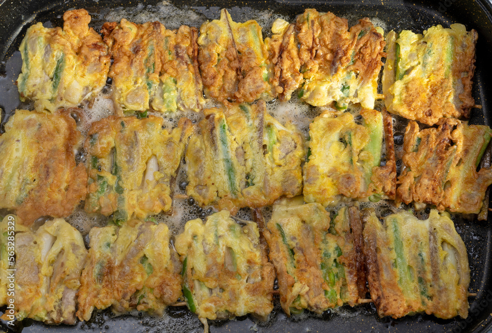 Traditional Korean pancakes eaten on Lunar New Year's Day Traditional Korean pancakes eaten on Lunar New Year's Day