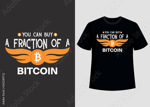 Bitcoin Crypto Printable T shirt Design Graphic Vector Template