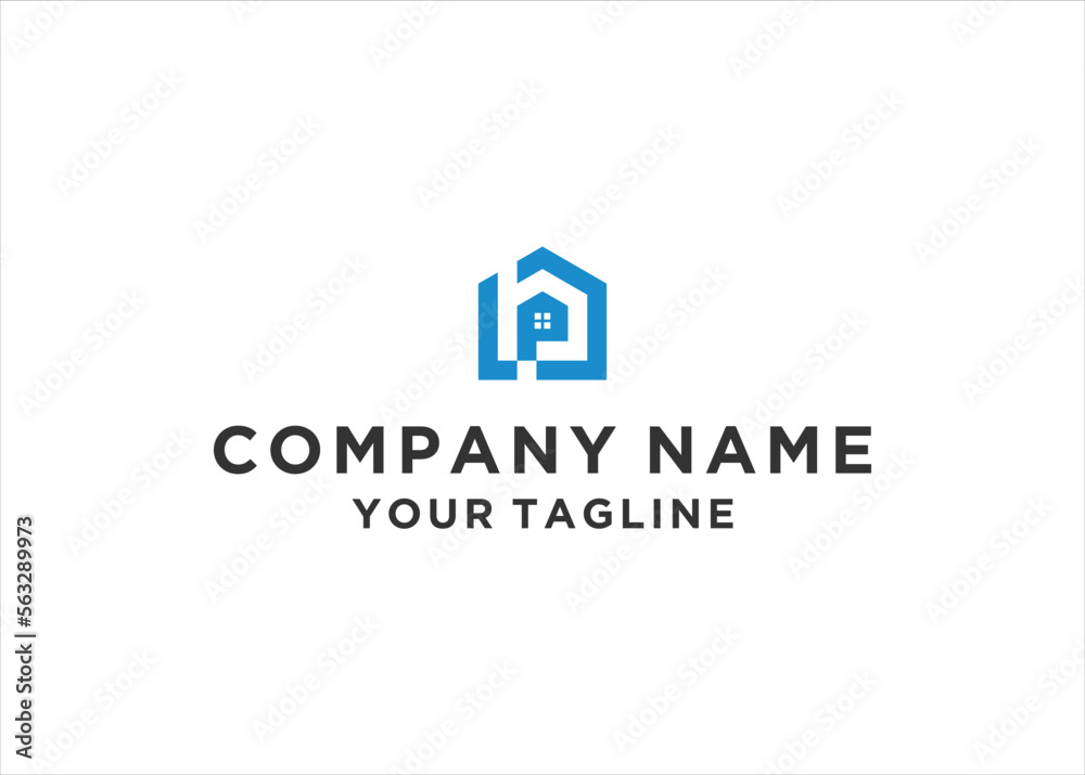 initial Letter B With Home House Logo Design Vector initial Letter B With Home House Logo Design Vector