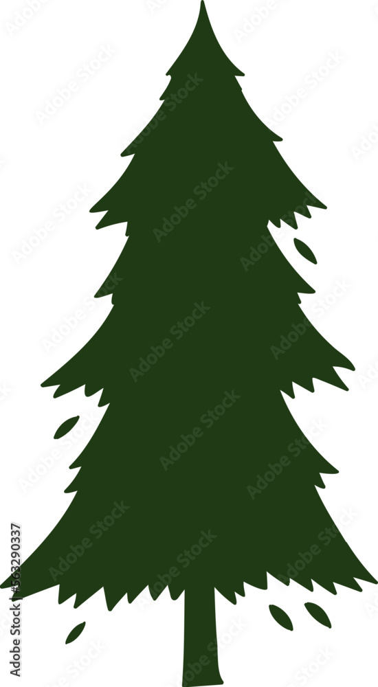 decoration side view tree illustration. decoration side view tree illustration.