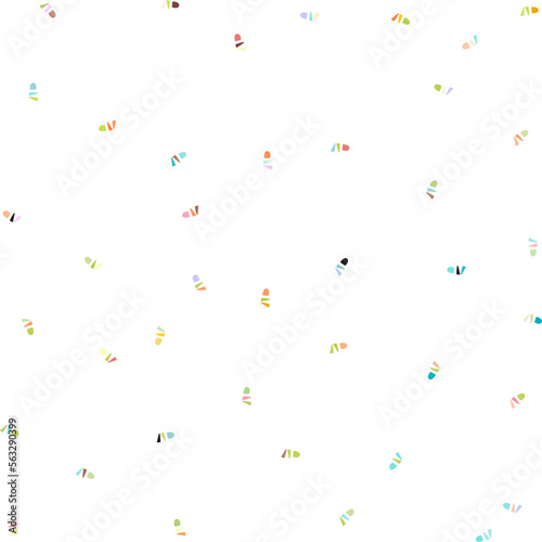 confetti on white vector background