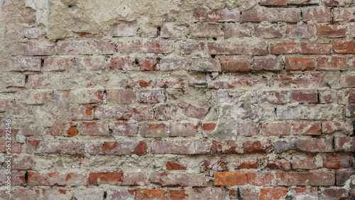 Brick vintage wall background texture